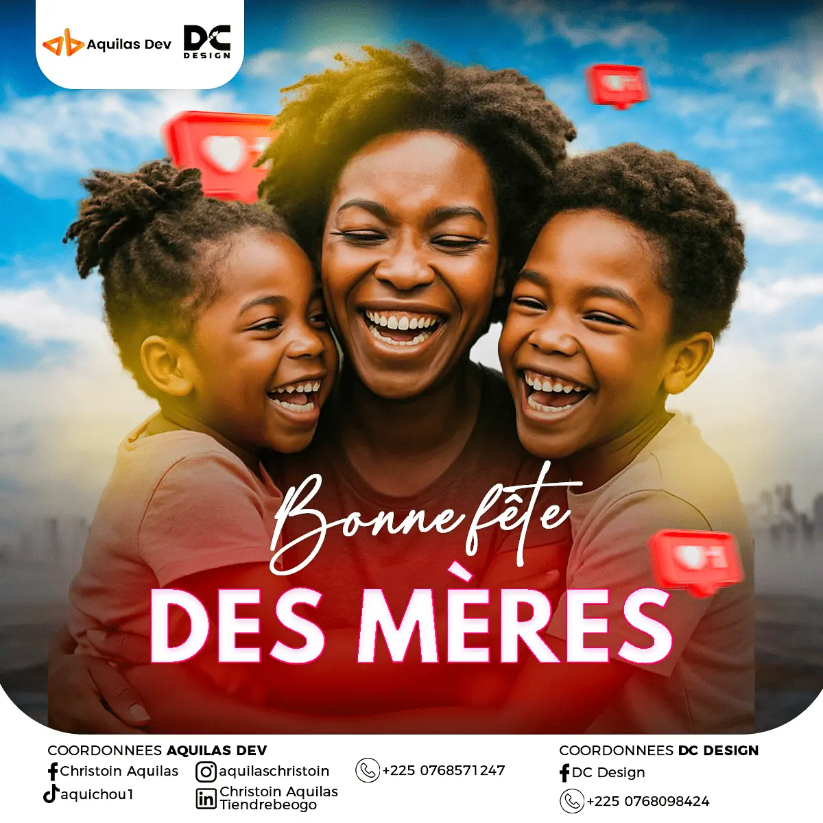 Fête des Mères Aquilas Dev X DC Design